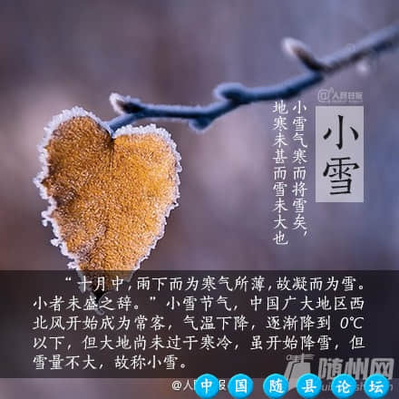今日，小雪小雪,冬季节气,防寒保暖,温补食品